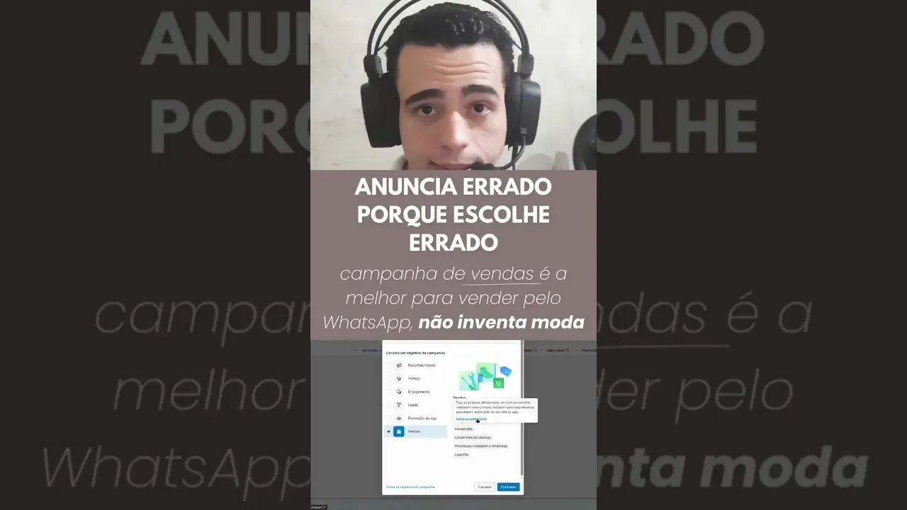 Header dedicado do Blog Difusão Web sobre Como escolher o objetivo certo da campanha no Meta Ads para vender mais