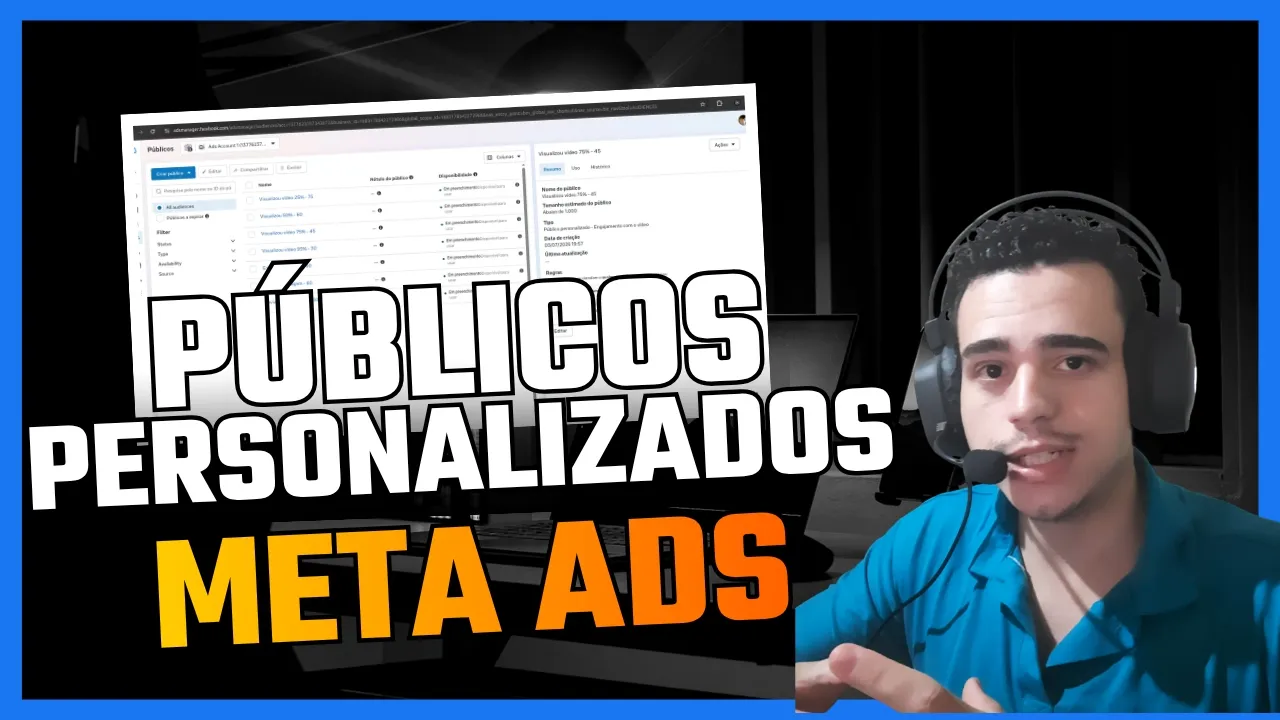 Header dedicado do Blog Difusão Web sobre Públicos Personalizados no Meta Ads